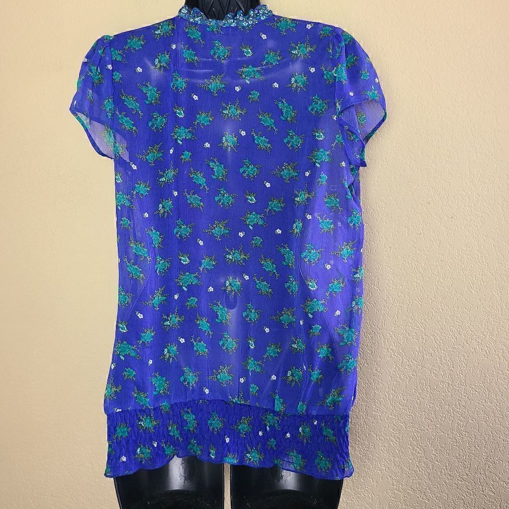 Sam & Max Floral Sheer Top - Picture 5 of 7